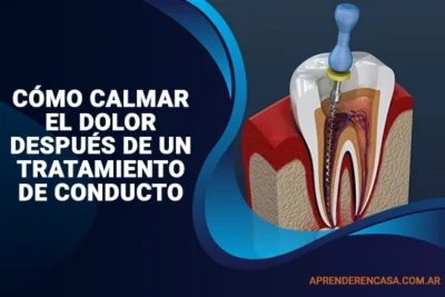 Cómo calmar el dolor después de un tratamiento de conducto