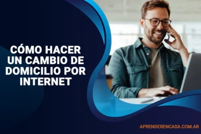 Cómo hacer un cambio de domicilio por internet
